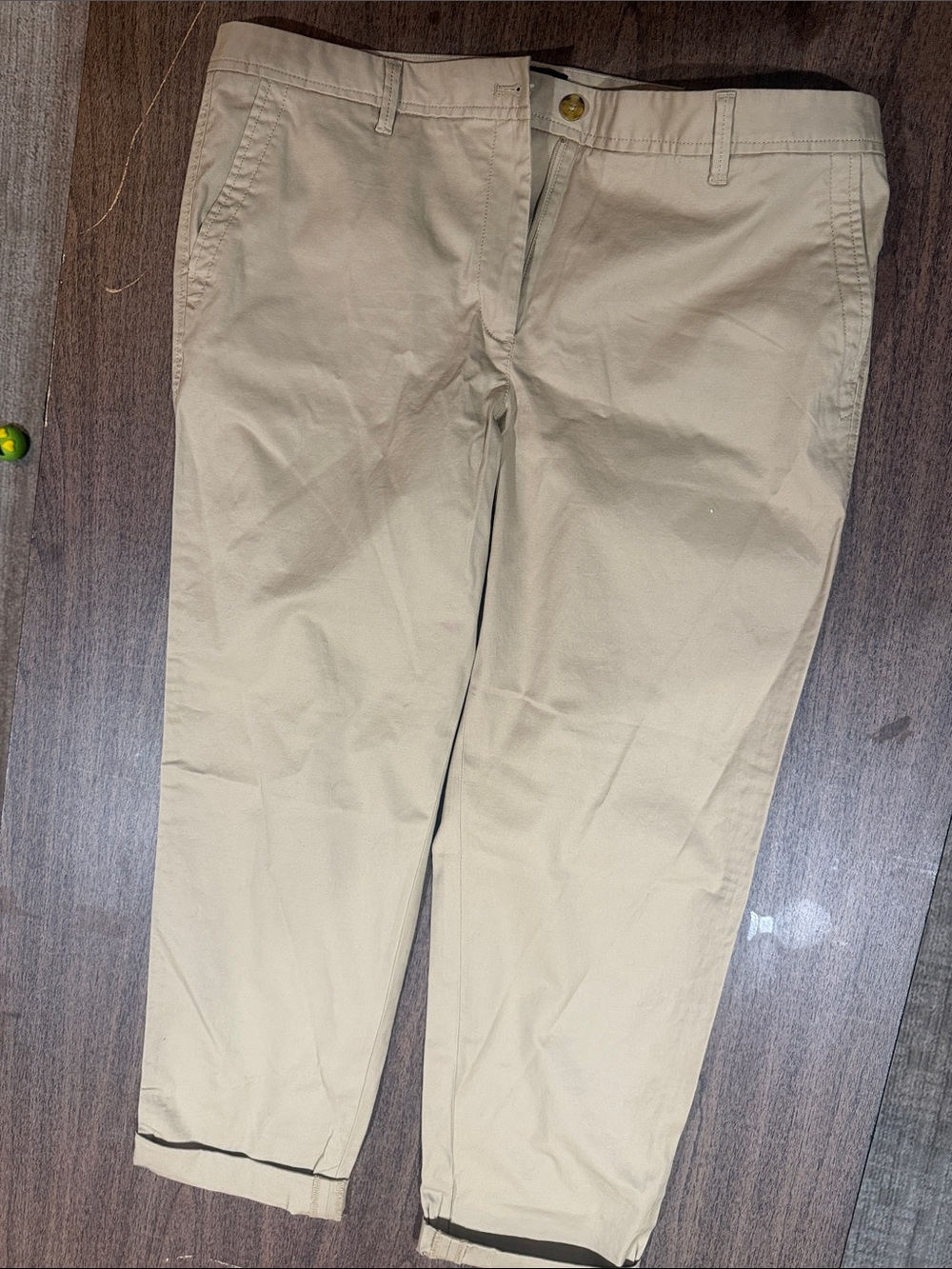 Talbots Women's Cropped Khaki Ankle Pants